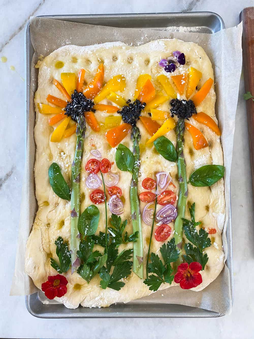 Focaccia Garden: Whimsical Bread Perfect for Gifting & Celebrations